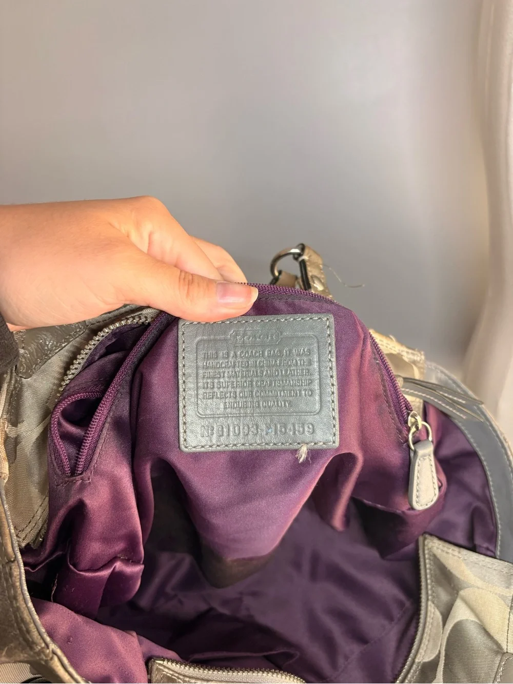 Y2K Coach Ocelot Patchwork Gallery Tote Style F15459